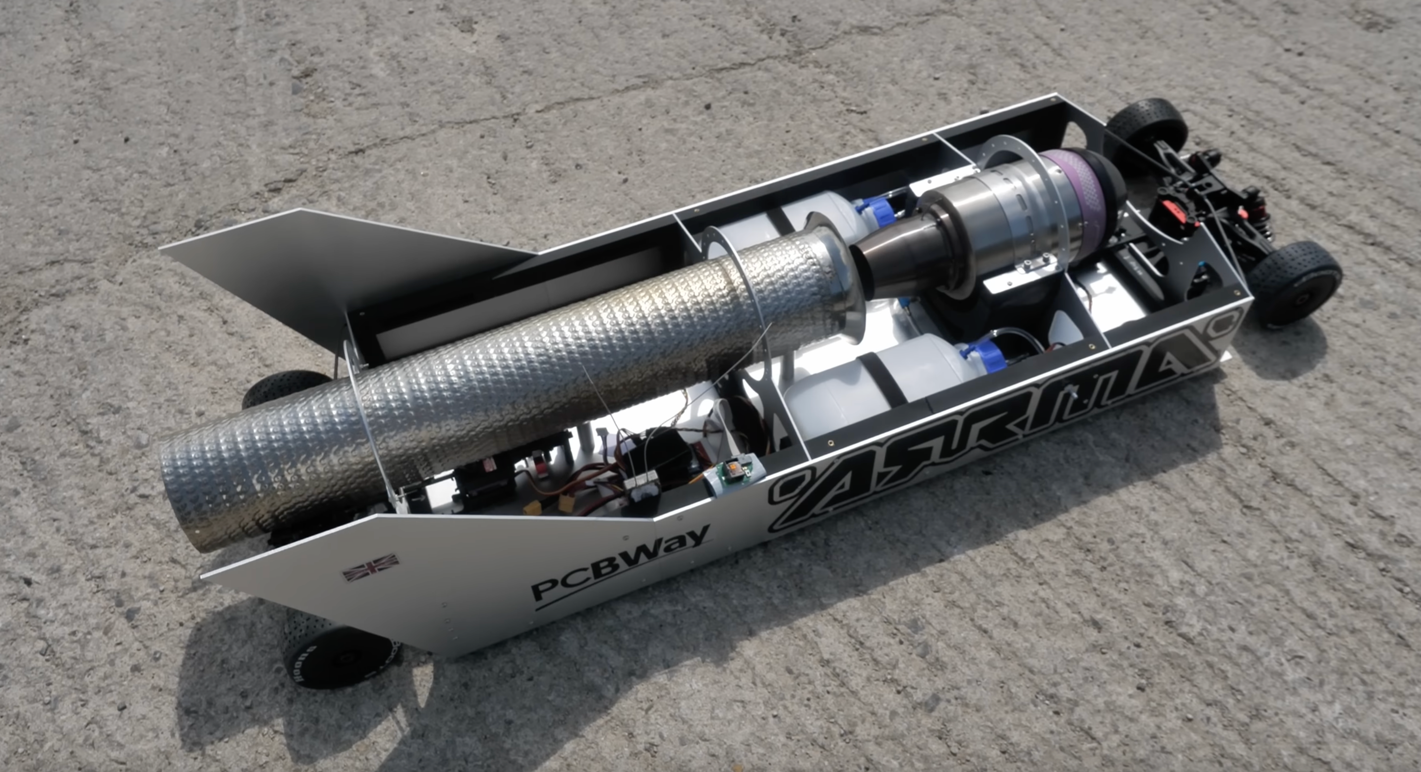 Building a Jet Powered RC Car Project Air