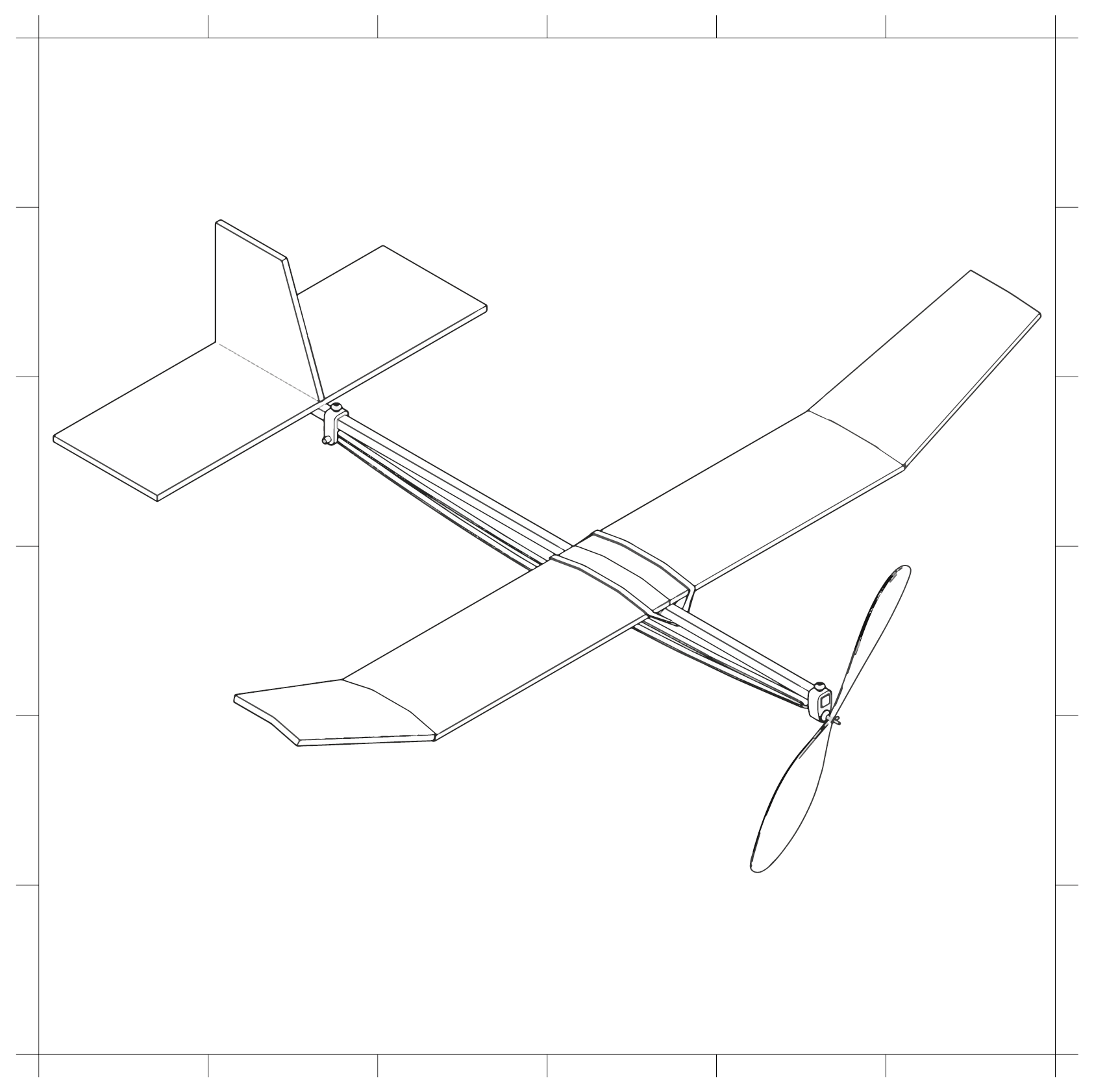 Rubber Band Plane | PDF Templates and Instructions