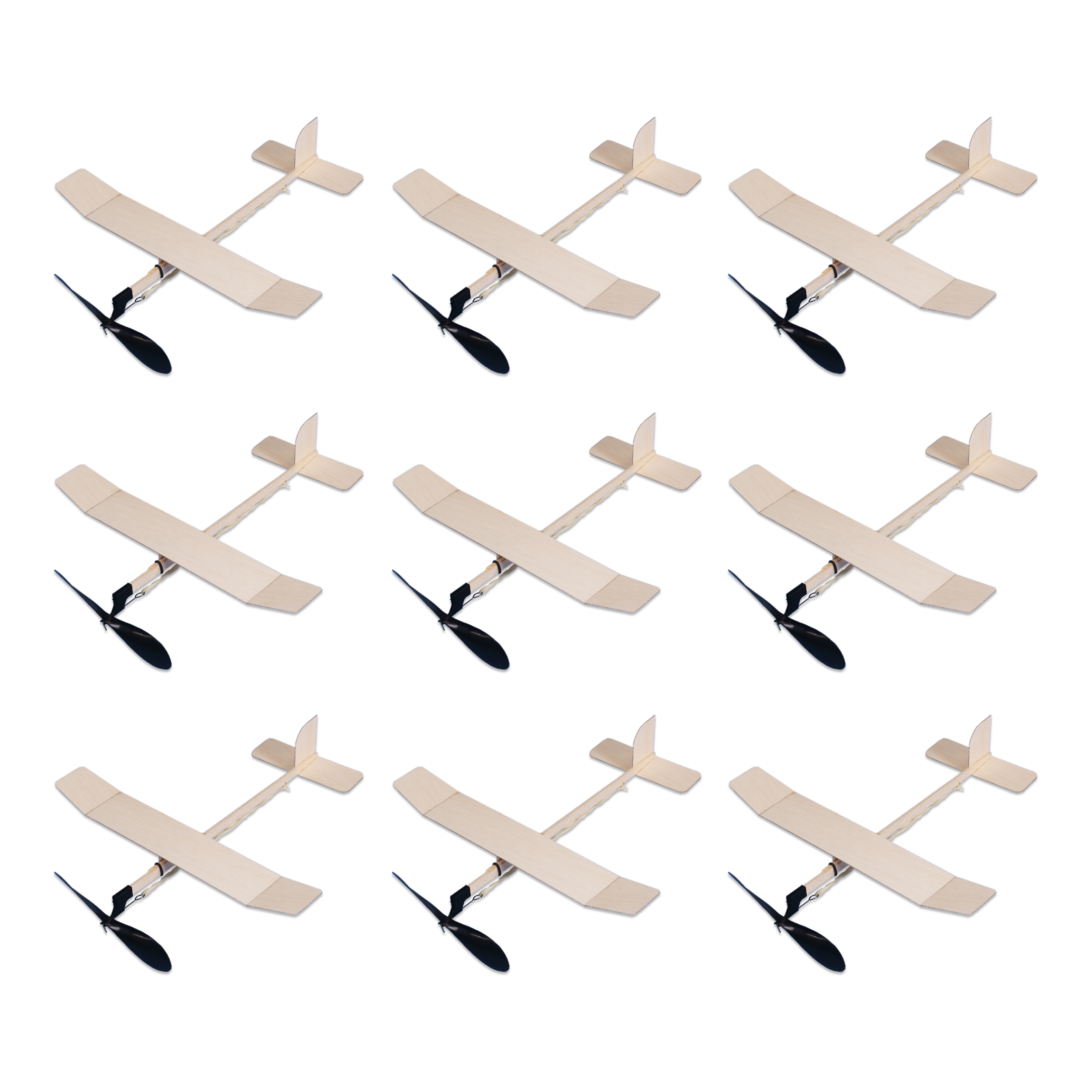 Project Air Gnat Bundle | 12" Rubber Powered Kit (9x Pack)