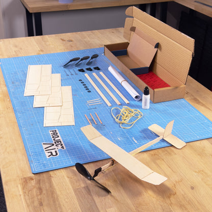 Project Air Gnat | 12" Balsa Rubber Powered Kit (3x Pack)