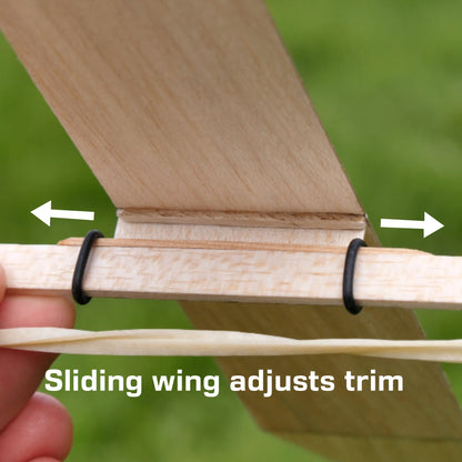Project Air Gnat | 12" Balsa Rubber Powered Kit (3x Pack)