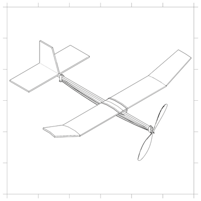 Rubber Band Plane | PDF Templates and Instructions
